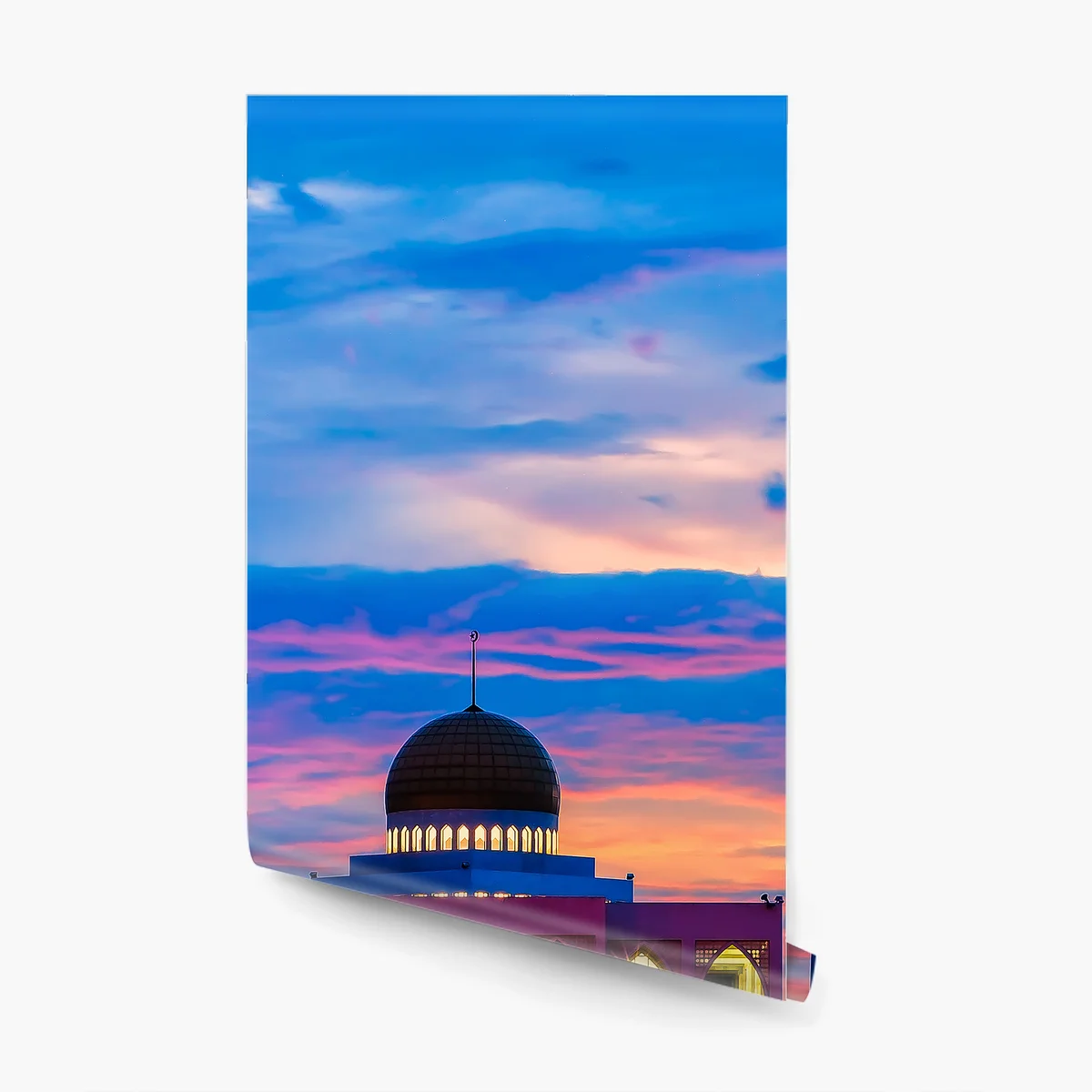 Fototapeta zachód słońca przy meczecie w Songkhla Fototapeta zachód słońca przy meczecie w Songkhla