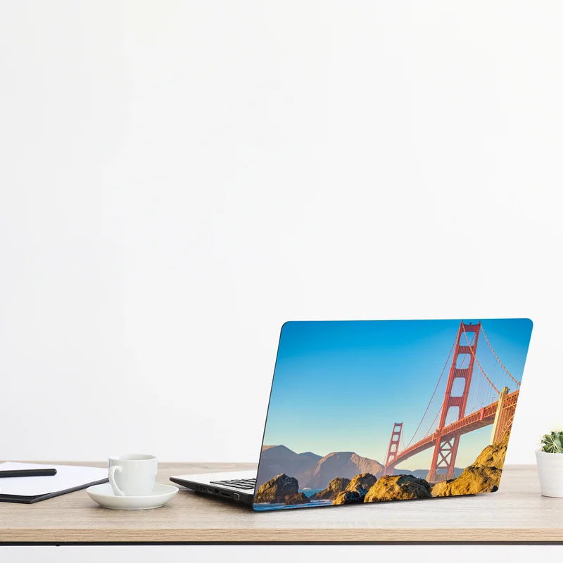 Naklejka na laptopa most Golden Gate nad zatoką San Francisco