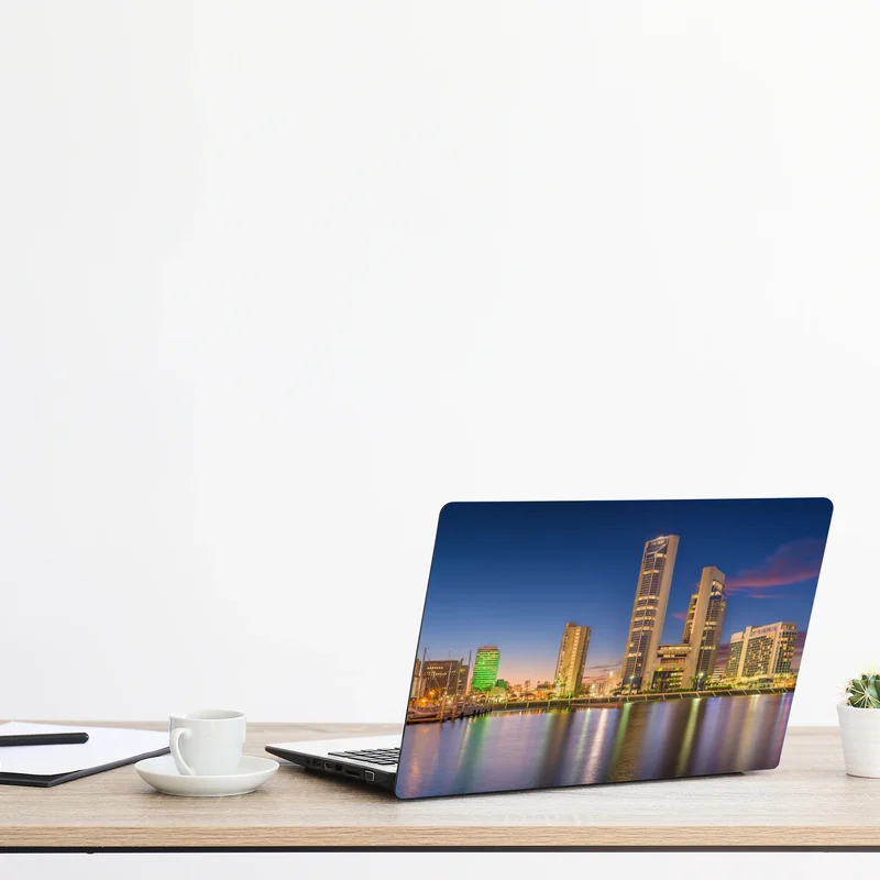 Laptop-Aufkleber Corpus Christi skyline bei dämmerung Laptop-Aufkleber Corpus Christi skyline bei dämmerung