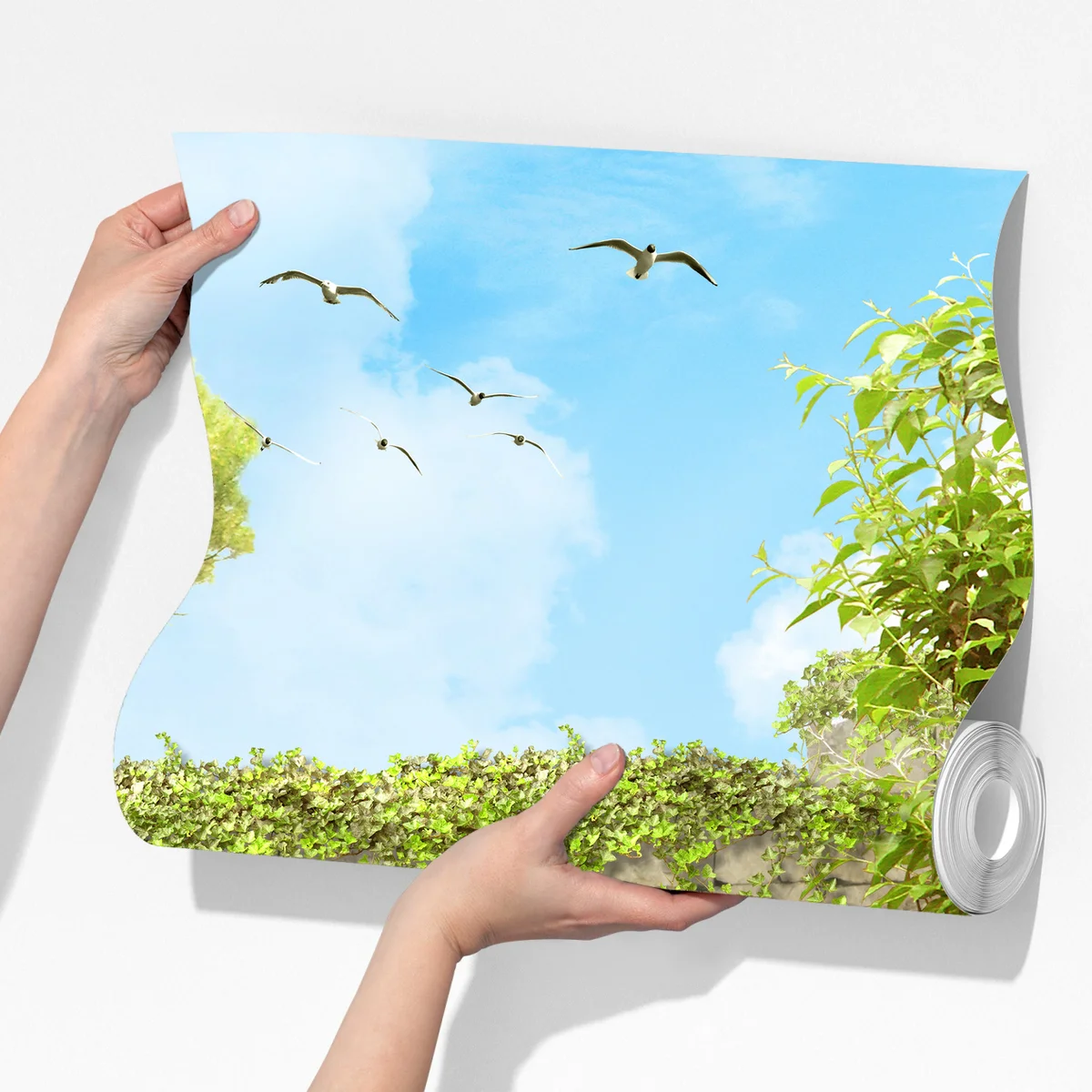 Fototapete mediterraner blick durch eine arkade Fototapete mediterraner blick durch eine arkade