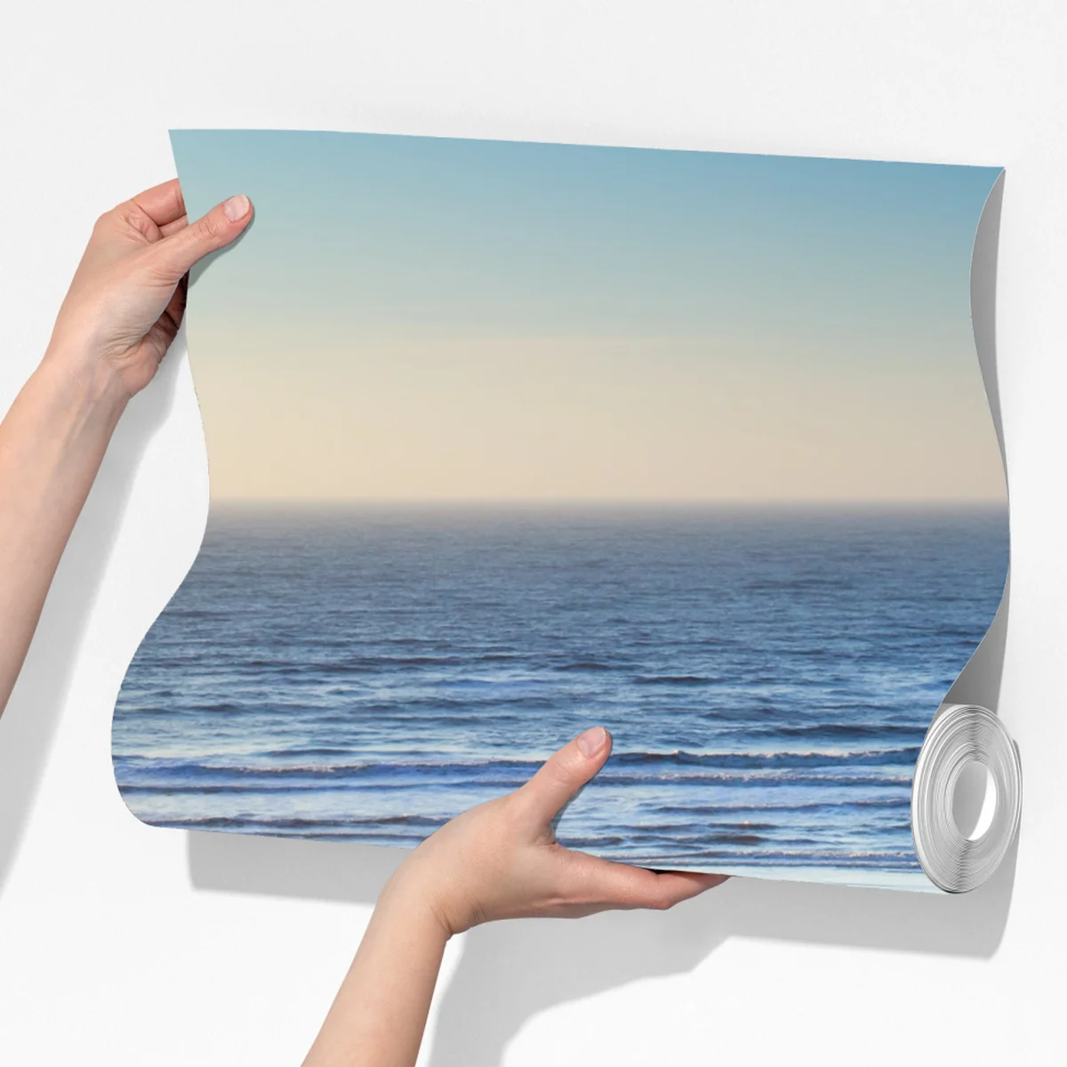 Fototapete weg zum strand der Nordsee im goldenen sonnenuntergang Fototapete weg zum strand der Nordsee im goldenen sonnenuntergang