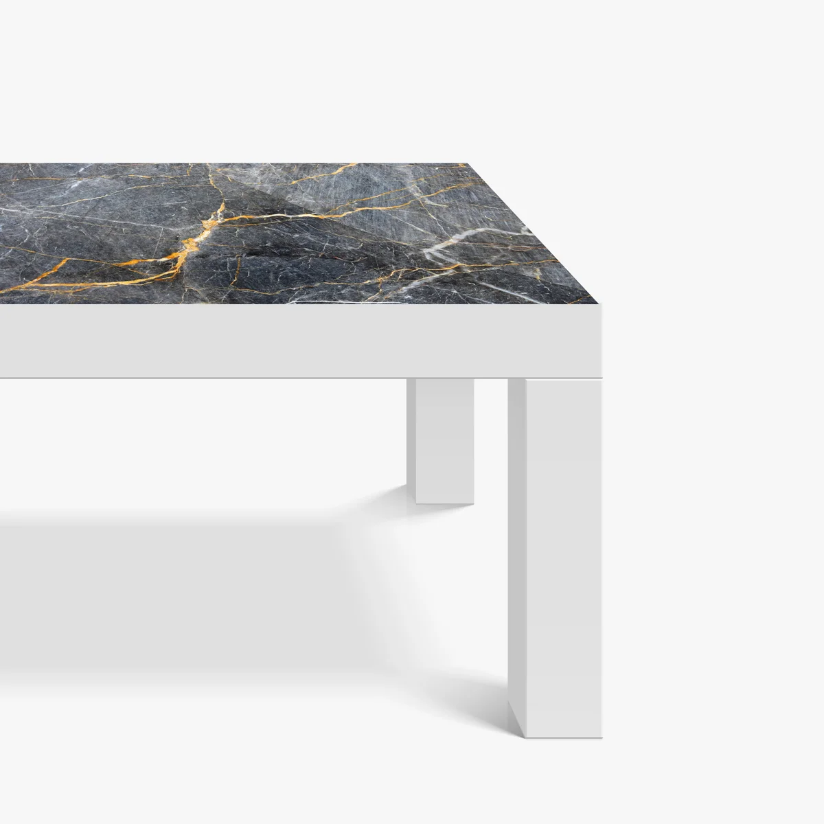 Tischaufkleber und Schreibtischaufkleber dunkelgrauer marmor mit goldenen adern Tischaufkleber und Schreibtischaufkleber dunkelgrauer marmor mit goldenen adern