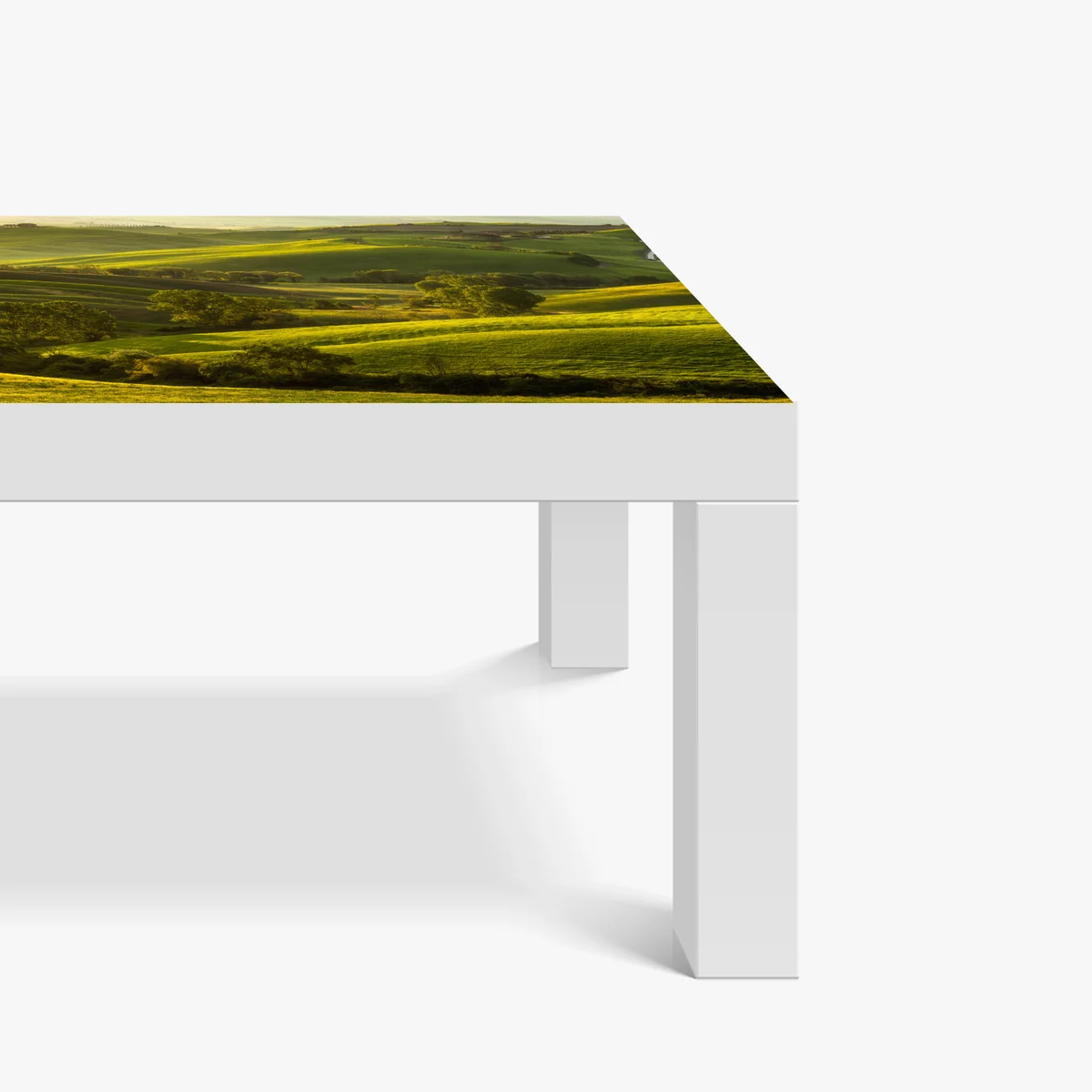 Tischaufkleber und Schreibtischaufkleber sonnenbeschienene grüne hügel Tischaufkleber und Schreibtischaufkleber sonnenbeschienene grüne hügel