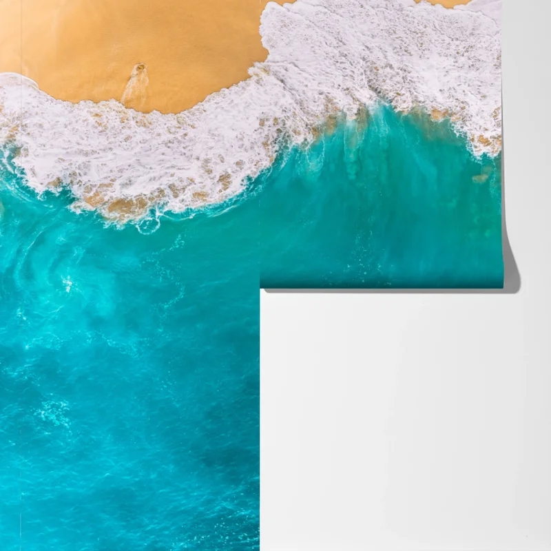 Fototapeta turkusowe fale nad plażą Kelingking, Nusa Penida Fototapeta turkusowe fale nad plażą Kelingking, Nusa Penida