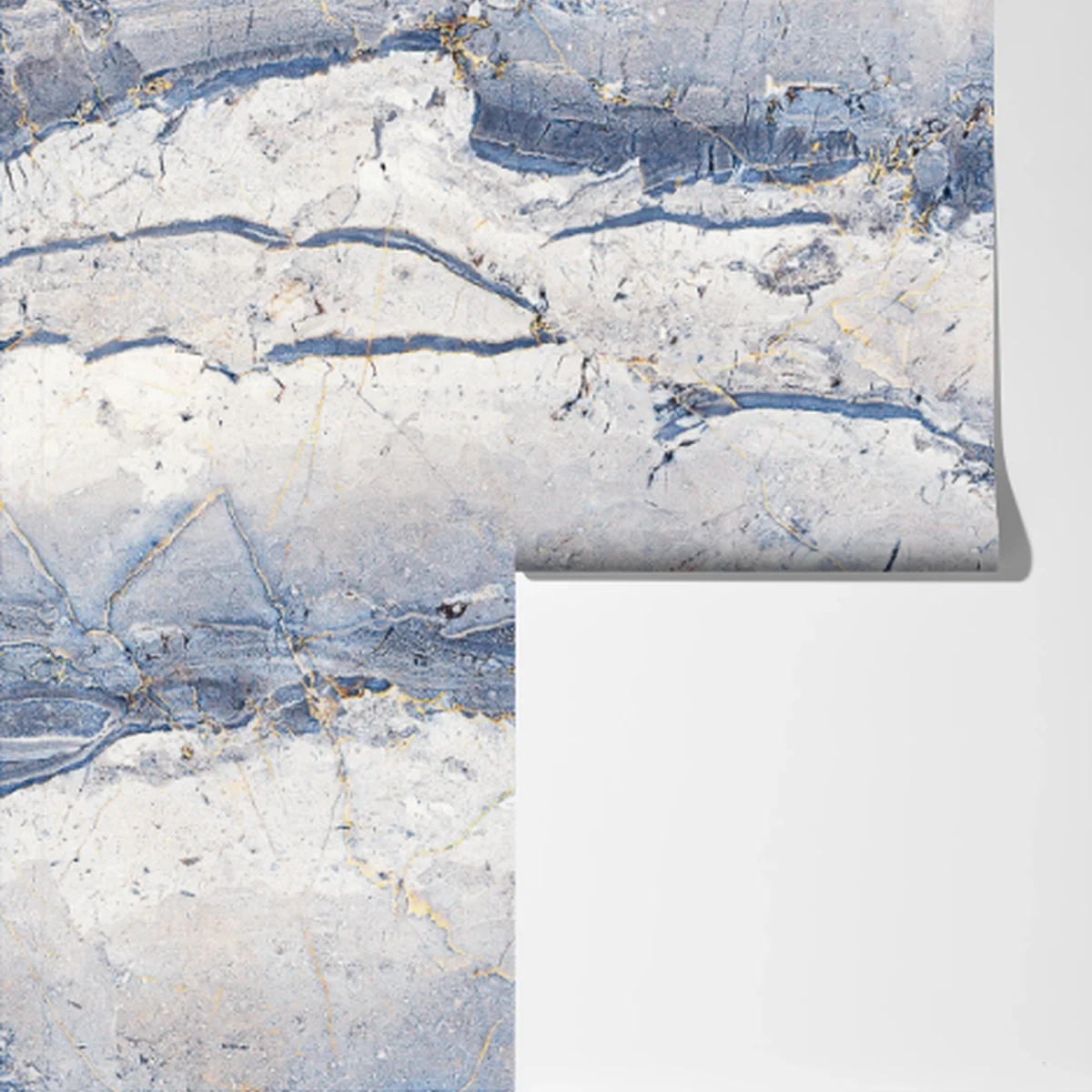 Fototapete blauer marmor mit goldenen adern Fototapete blauer marmor mit goldenen adern