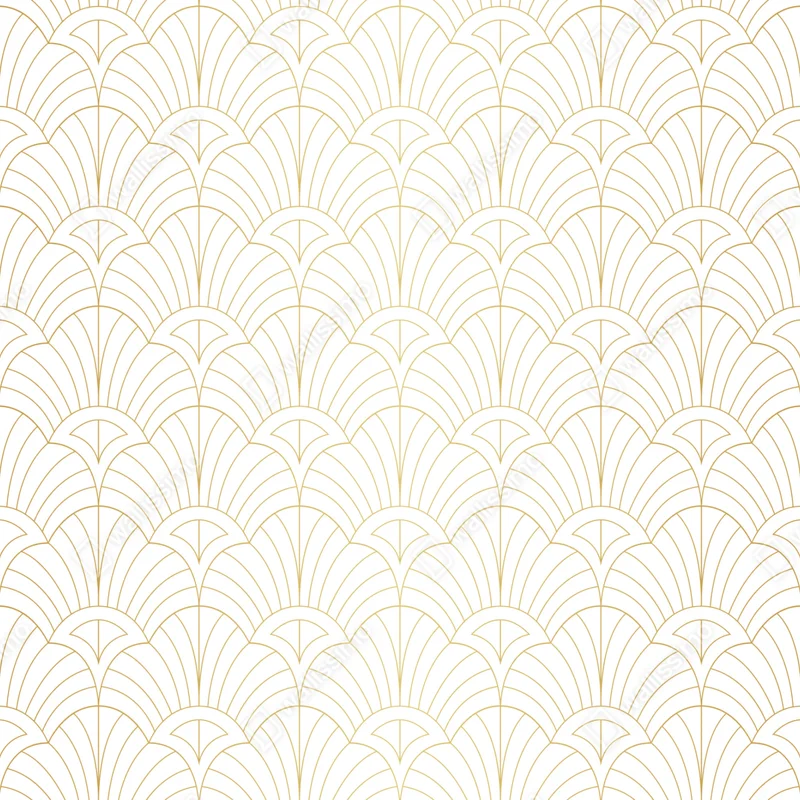 Kühlschrankaufkleber goldenes art deco muster Kühlschrankaufkleber goldenes art deco muster