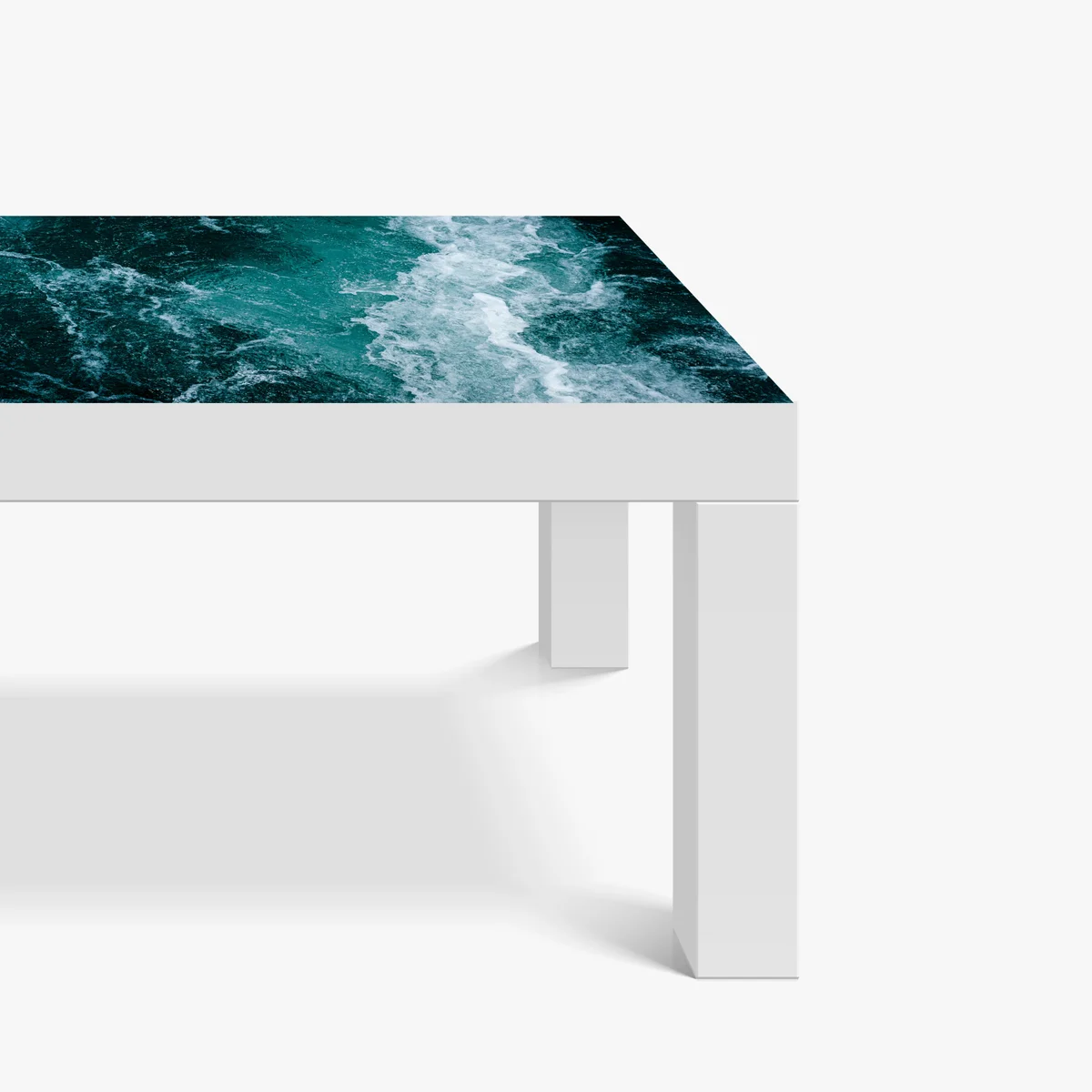 Tischaufkleber und Schreibtischaufkleber türkisblaue ozeanwellen Tischaufkleber und Schreibtischaufkleber türkisblaue ozeanwellen