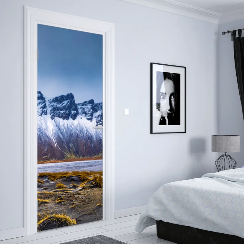 Türaufkleber panorama Vestrahorn bei Stokksnes