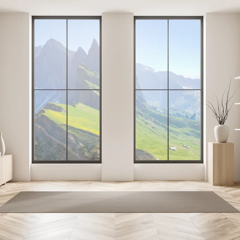 Fensteraufkleber majestätische Seceda in den Dolomiten