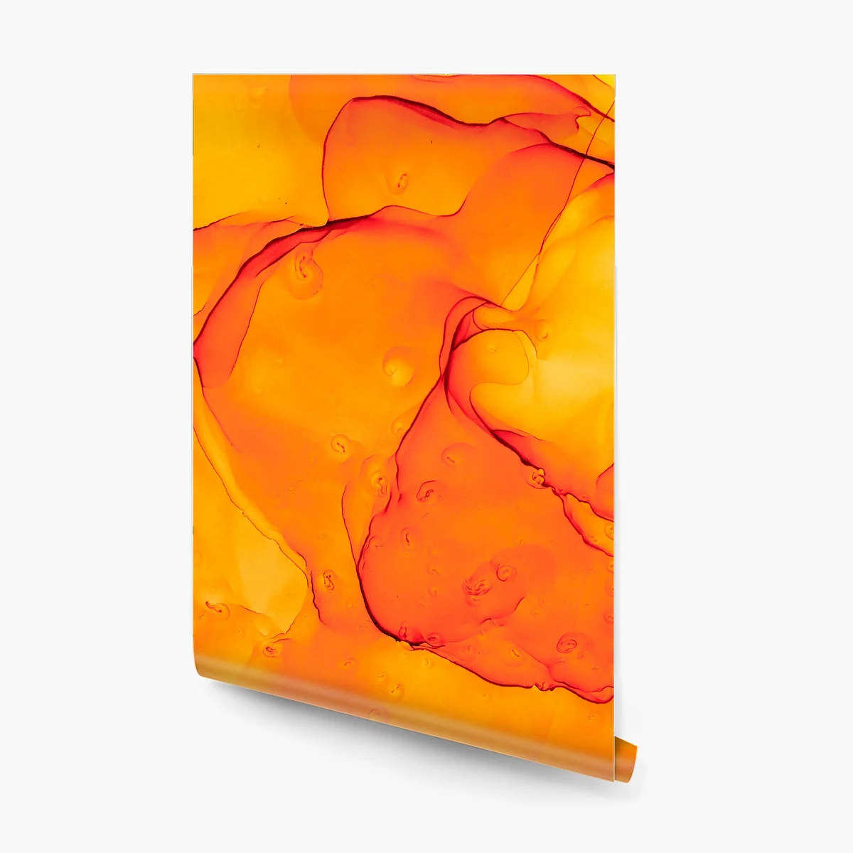 Fototapete lebendige orange abstrakte alkoholkunst Fototapete lebendige orange abstrakte alkoholkunst