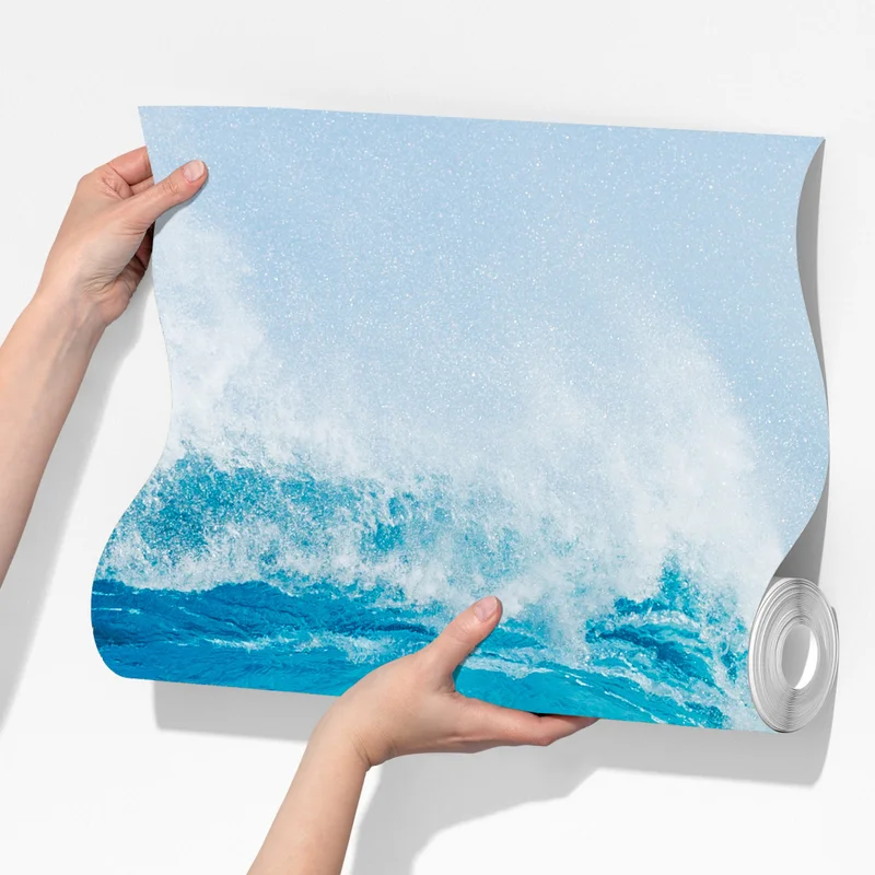 Fototapete majestätische blaue ozeanwelle Fototapete majestätische blaue ozeanwelle