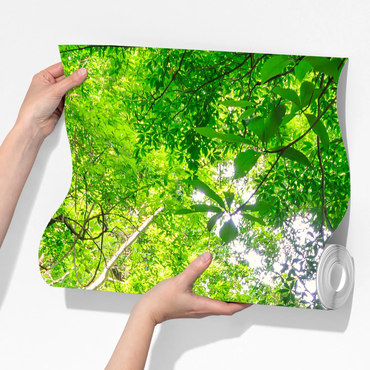 Fototapete ruhiger wasserfall im Erawan Nationalpark Fototapete ruhiger wasserfall im Erawan Nationalpark