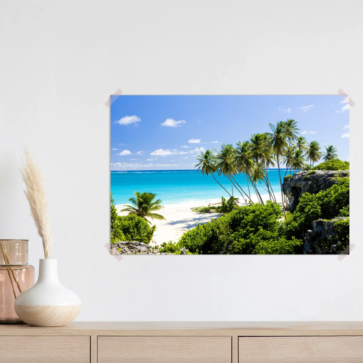 Poster Bottom Bay palmenstrand, Barbados Poster Bottom Bay palmenstrand, Barbados