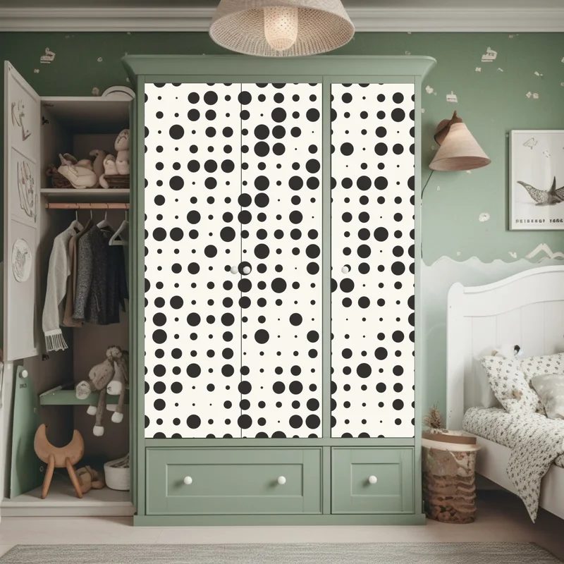 Schrankaufkleber minimalistisches punktmuster Schrankaufkleber minimalistisches punktmuster