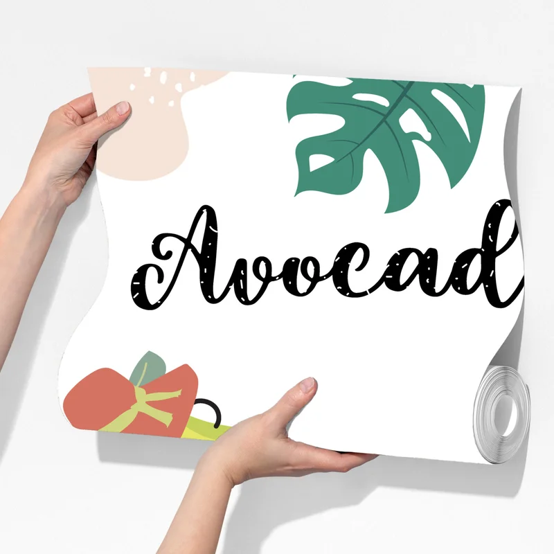 Fototapete fröhliches avocado muster Fototapete fröhliches avocado muster