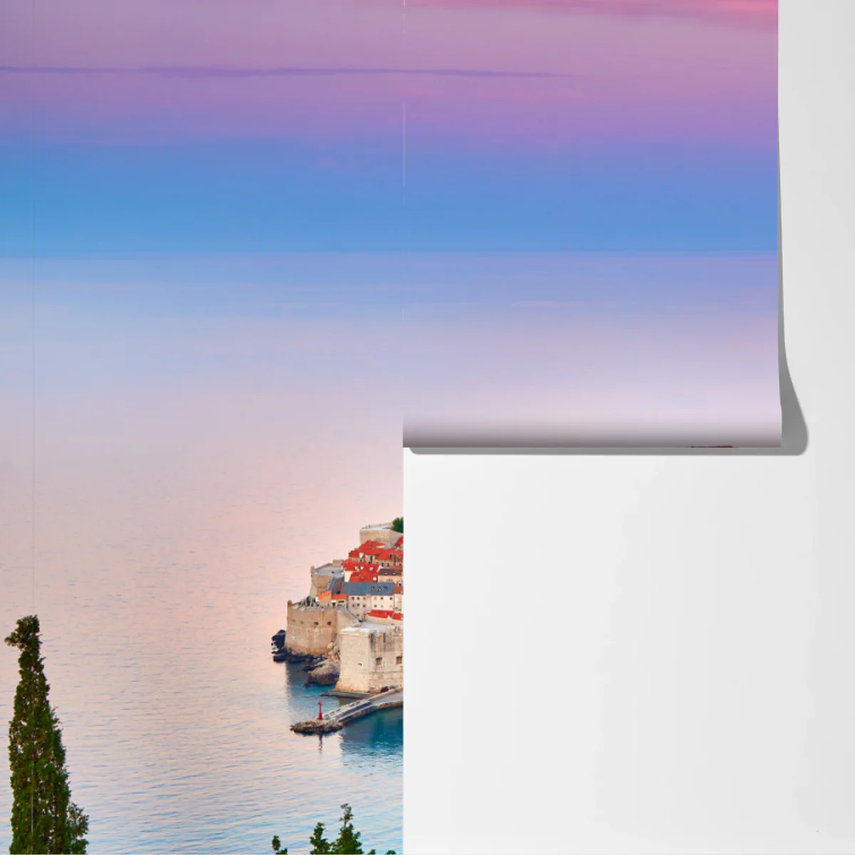 Fototapete Dubrovnik altstadt bei sonnenuntergang Fototapete Dubrovnik altstadt bei sonnenuntergang