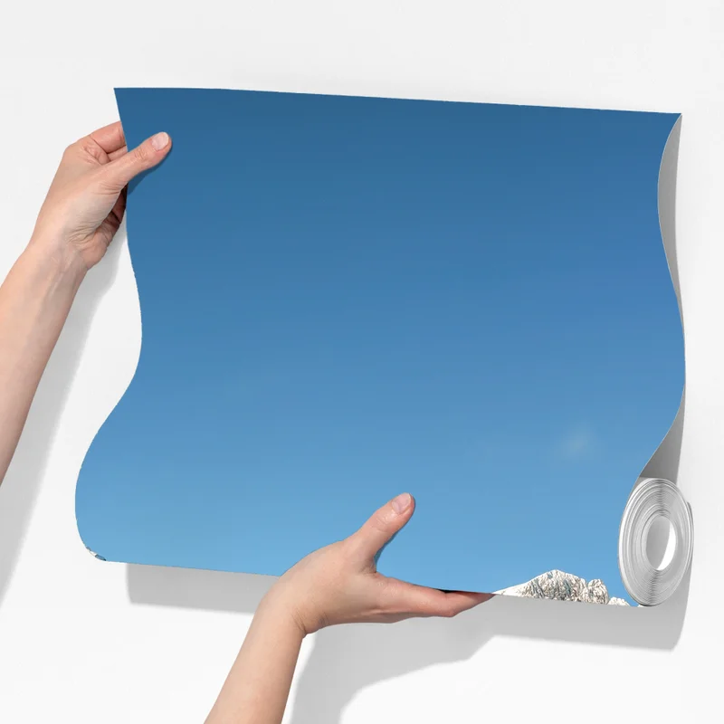 Fototapete ruhiger winterlicher fjord in Reine, Lofoten Fototapete ruhiger winterlicher fjord in Reine, Lofoten