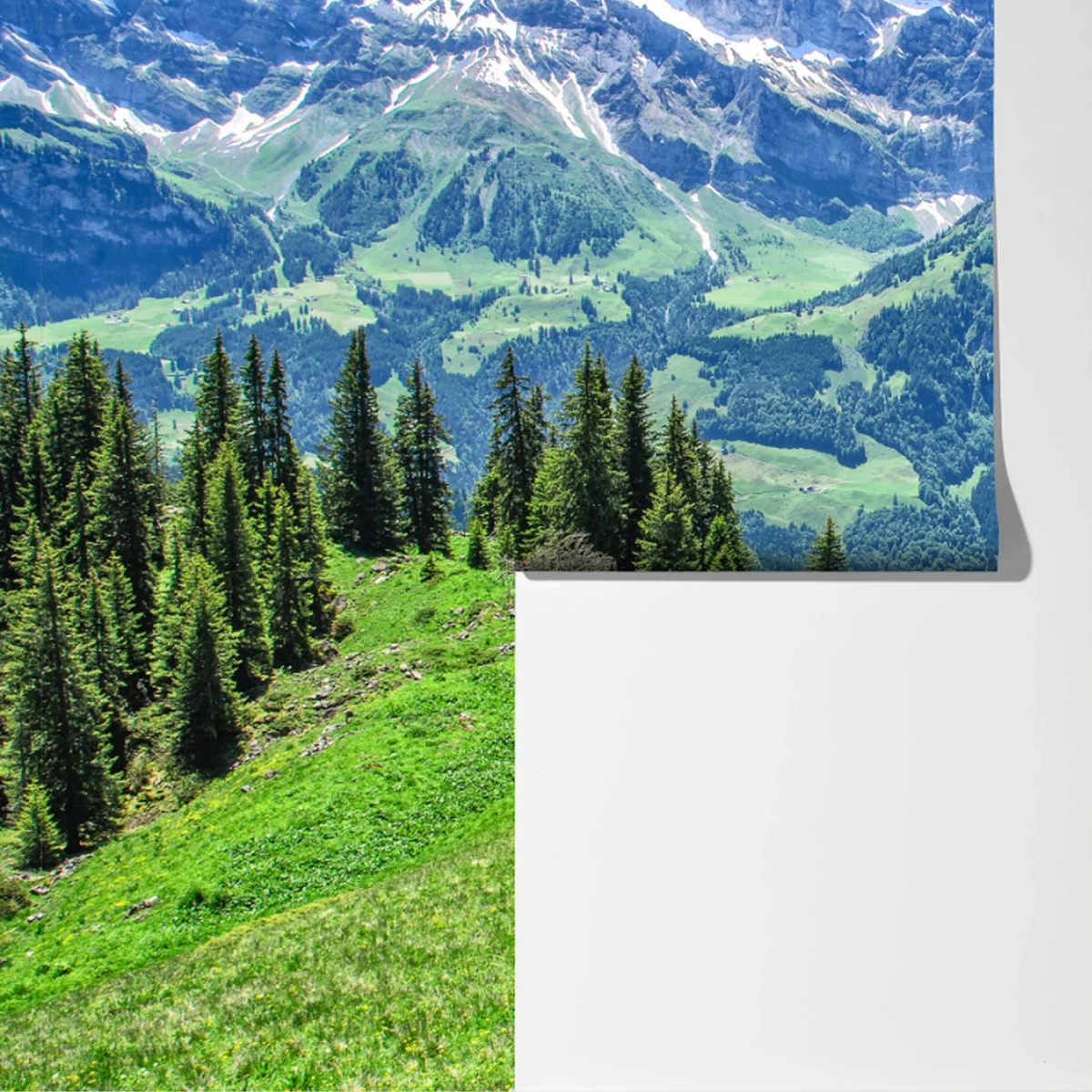 Fototapete alpine panorama über Engelberg, Schweiz Fototapete alpine panorama über Engelberg, Schweiz