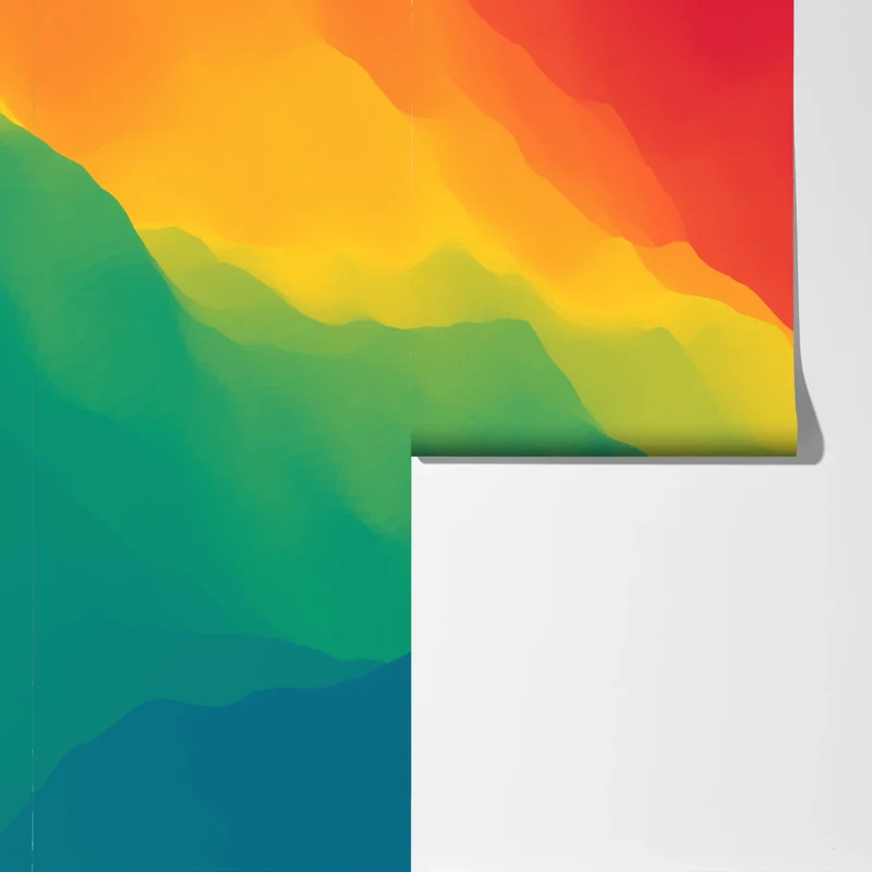 Fototapeta żywy warstwowy gradient górski Fototapeta żywy warstwowy gradient górski