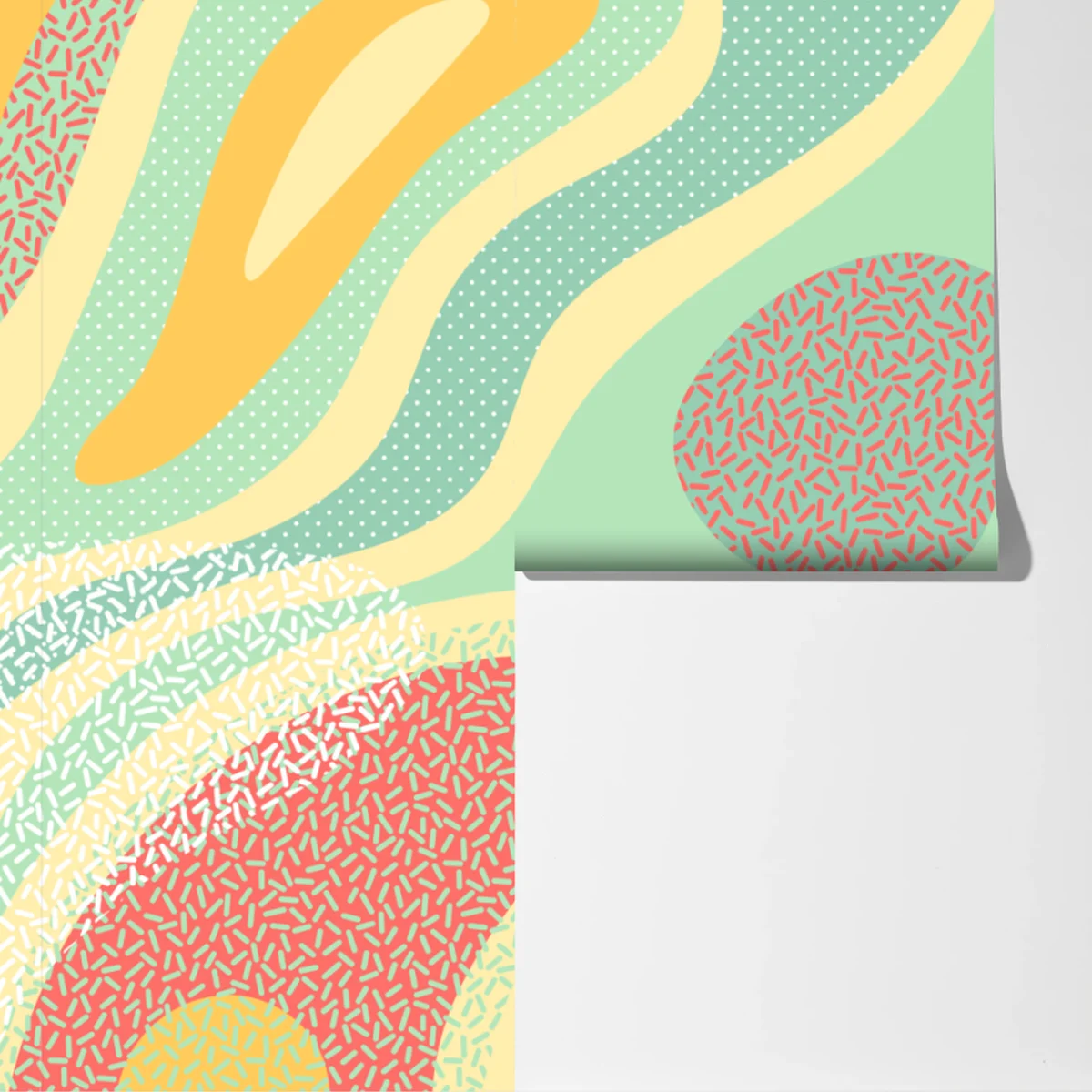 Fototapeta pastelowy organiczny wzór abstrakcyjny Fototapeta pastelowy organiczny wzór abstrakcyjny