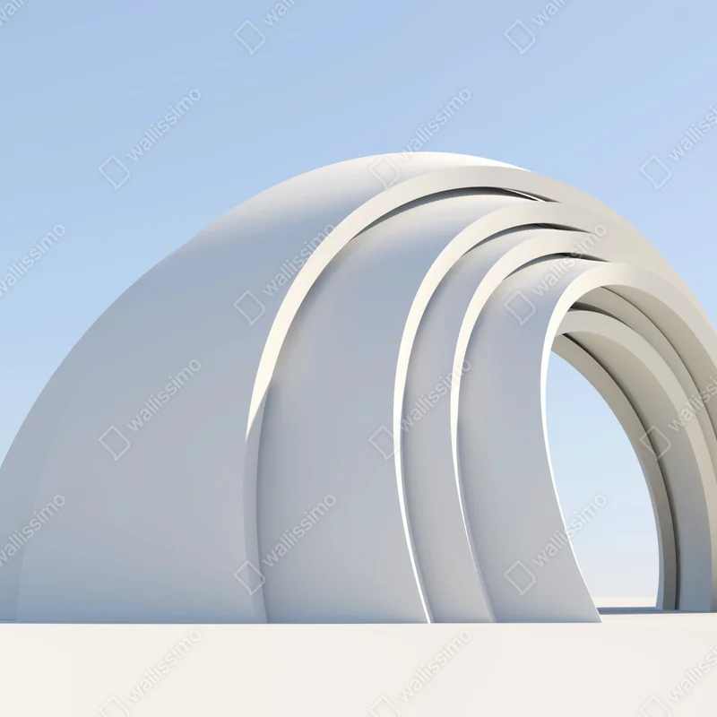 Naklejka na okno minimalistyczna rzeźba łuku Naklejka na okno minimalistyczna rzeźba łuku