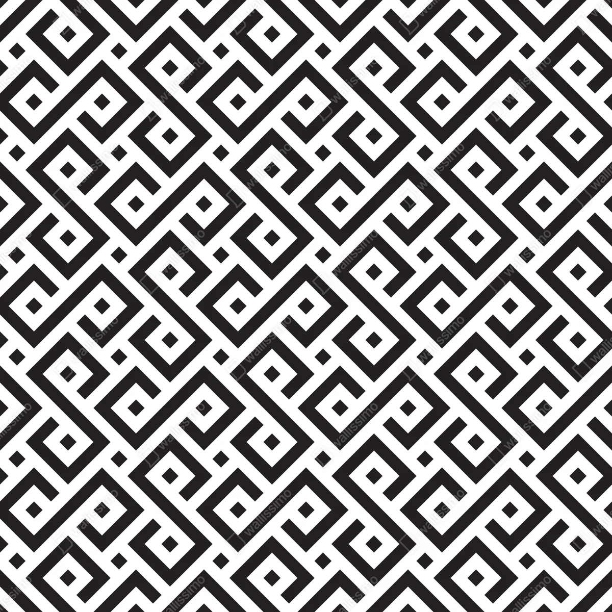 Fensteraufkleber zeitloses schwarz-weiß geometrisches muster Fensteraufkleber zeitloses schwarz-weiß geometrisches muster