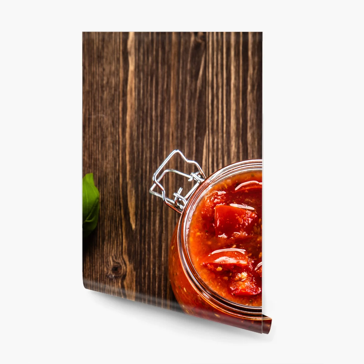 Fototapete frische tomaten und hausgemachte tomatensauce Fototapete frische tomaten und hausgemachte tomatensauce