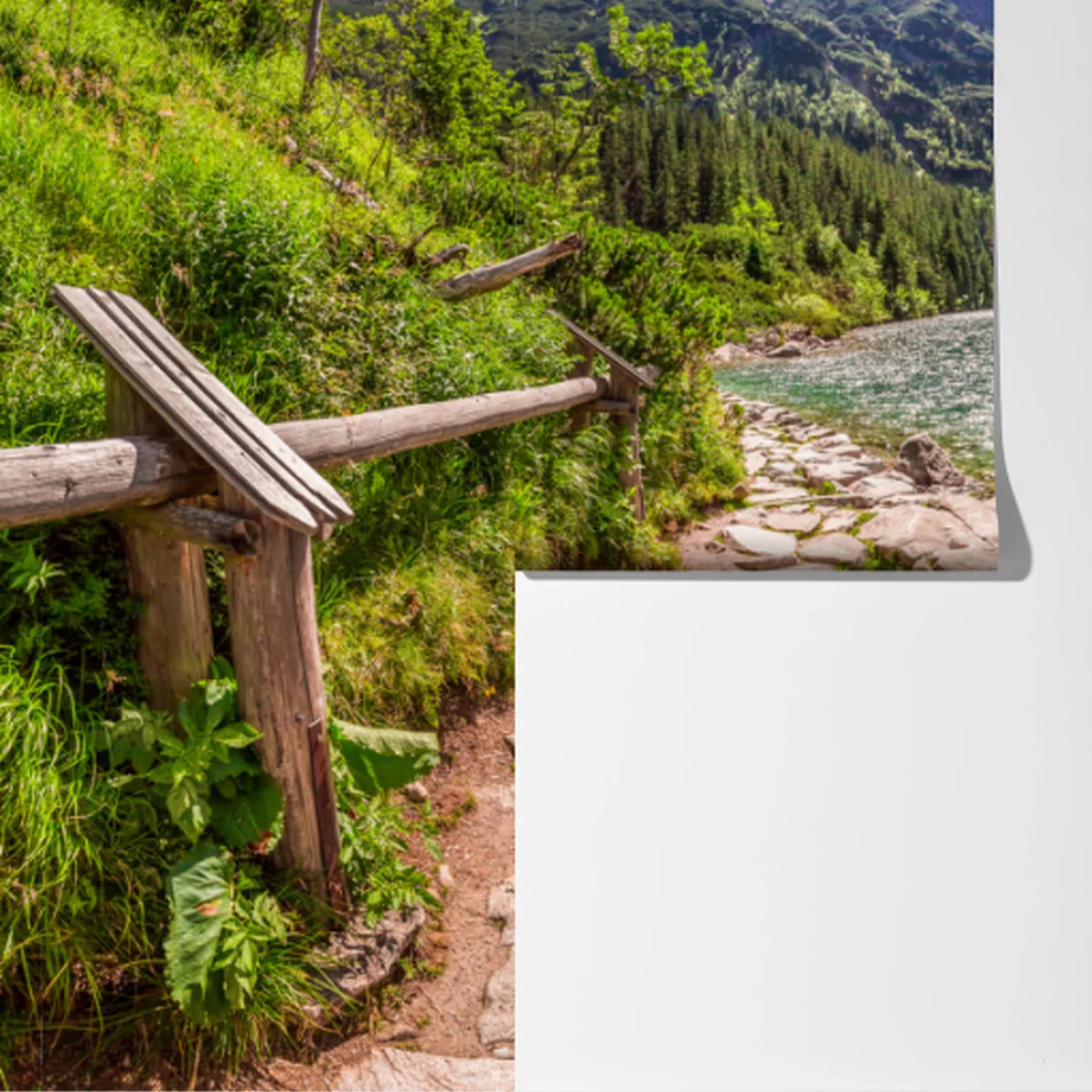 Fototapete panorama Morskie Oko, Tatra Fototapete panorama Morskie Oko, Tatra