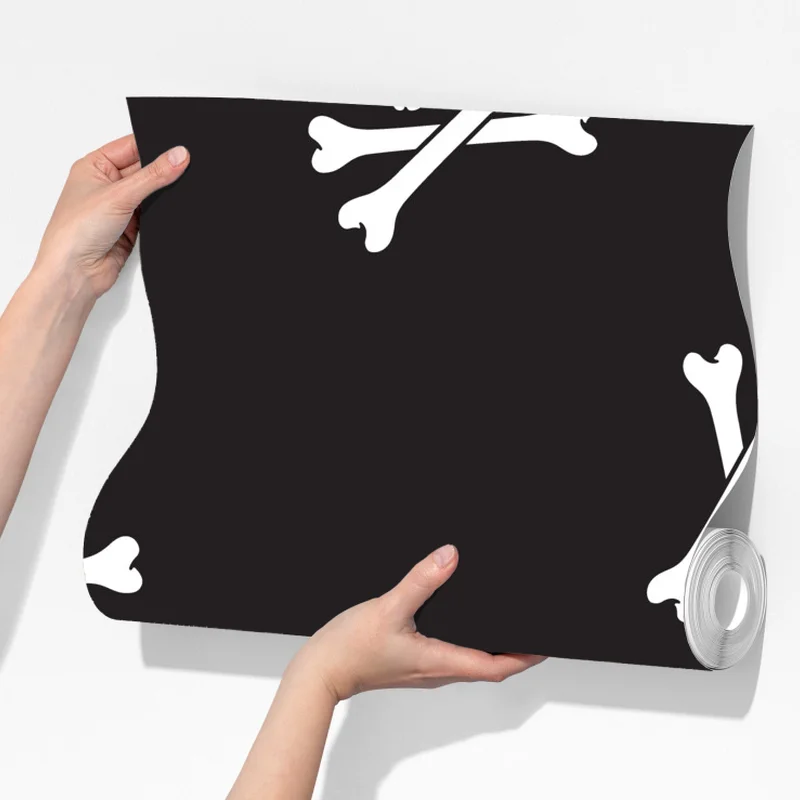 Fototapeta wzór czaszki i skrzyżowanych piszczeli Fototapeta wzór czaszki i skrzyżowanych piszczeli