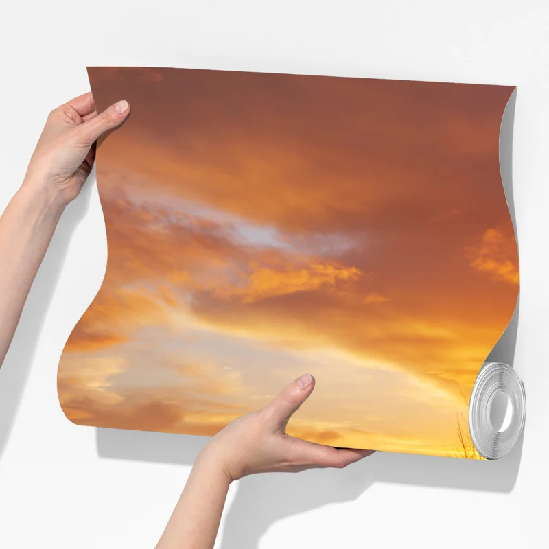 Fototapete sonnenaufgang über dem see bei Amsterdam Fototapete sonnenaufgang über dem see bei Amsterdam