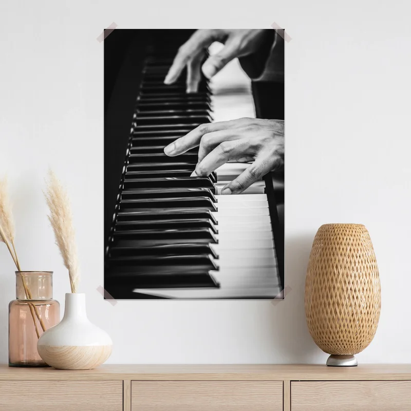 Poster hände am klavier in bewegung Poster hände am klavier in bewegung
