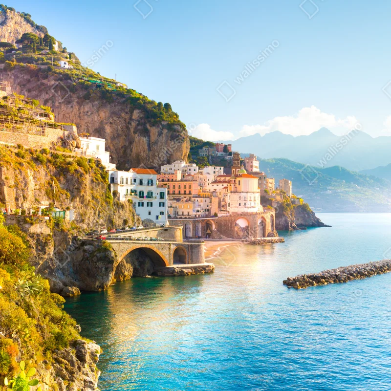 Naklejka na okno słoneczne wybrzeże Amalfi Naklejka na okno słoneczne wybrzeże Amalfi