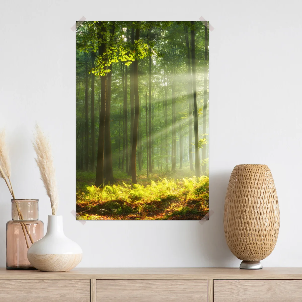 Poster sonniger morgenwald Poster sonniger morgenwald