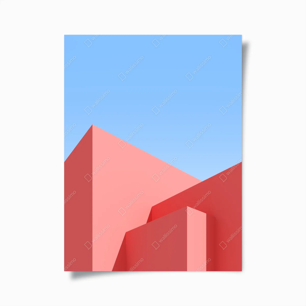 Poster pastell geometrische architektur • Poster bei Wallnifity® Poster pastell geometrische architektur • Poster bei Wallnifity®