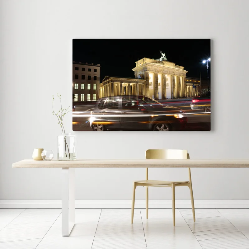 Leinwandbild Brandeburger Tor bei Nacht • Leinwandbilder bei Wallnifity® Leinwandbild Brandeburger Tor bei Nacht • Leinwandbilder bei Wallnifity®
