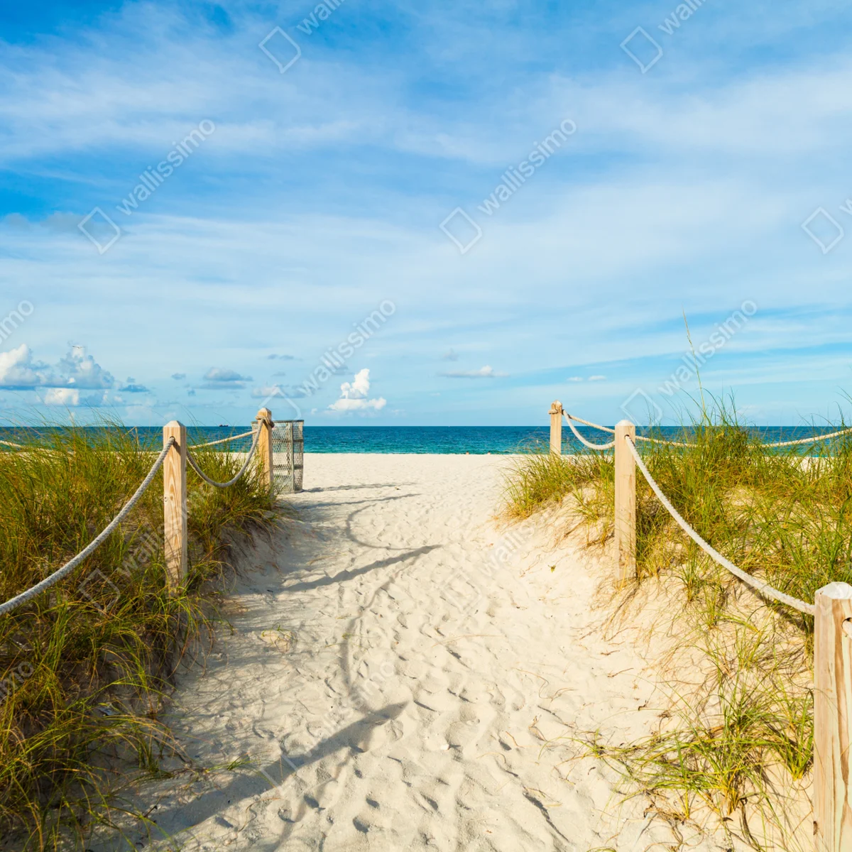 Fensteraufkleber weg zum strand in Miami Fensteraufkleber weg zum strand in Miami