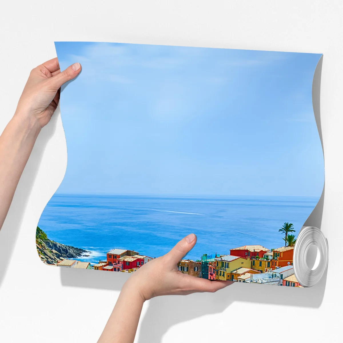 Fototapeta Vernazza kolorowa wioska nadmorska, Włochy Fototapeta Vernazza kolorowa wioska nadmorska, Włochy