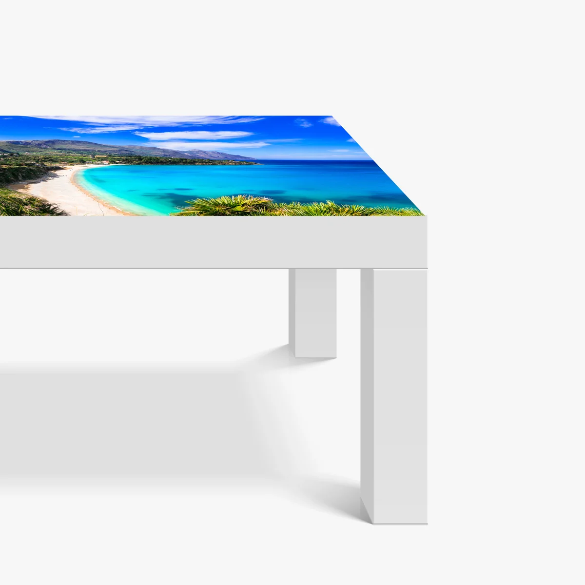 Tischaufkleber und Schreibtischaufkleber türkisstrand küstenlandschaft Tischaufkleber und Schreibtischaufkleber türkisstrand küstenlandschaft