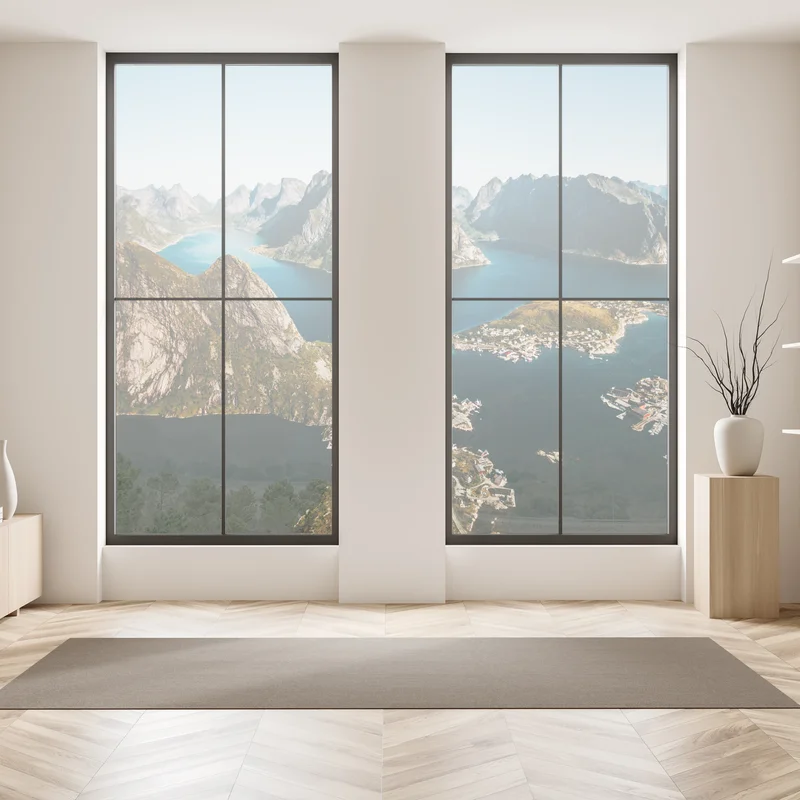 Fensteraufkleber majestätische fjordlandschaft