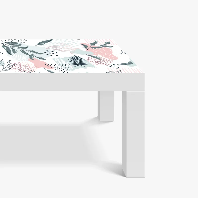 Tischaufkleber und Schreibtischaufkleber pastellfarbenes botanisches abstraktes muster Tischaufkleber und Schreibtischaufkleber pastellfarbenes botanisches abstraktes muster