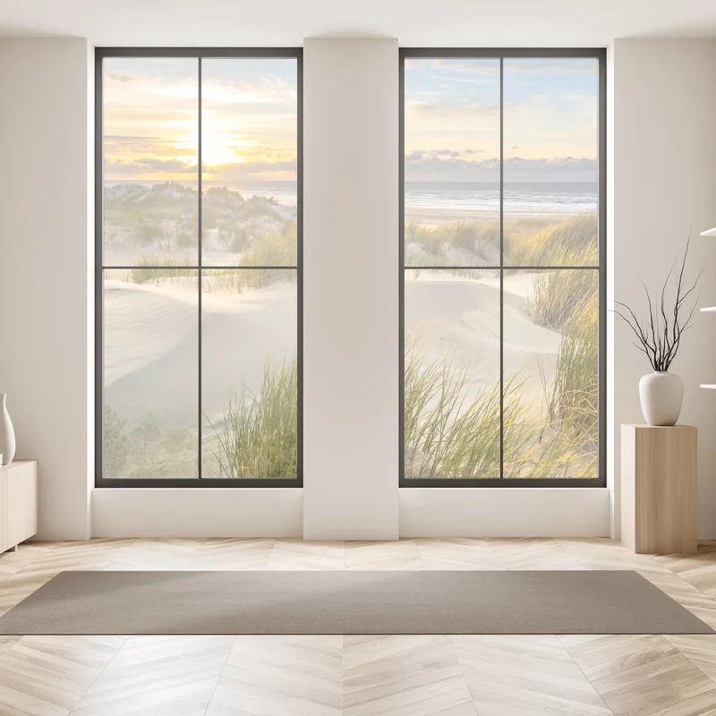 Fensteraufkleber sonnenuntergang über den dünen von Ameland Fensteraufkleber sonnenuntergang über den dünen von Ameland