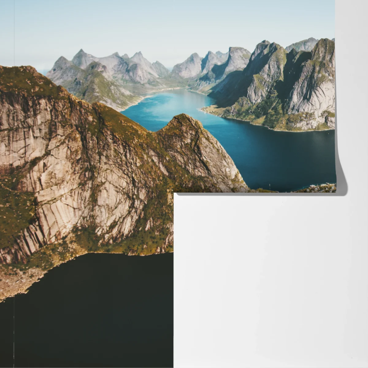 Fototapete majestätische fjordlandschaft Fototapete majestätische fjordlandschaft