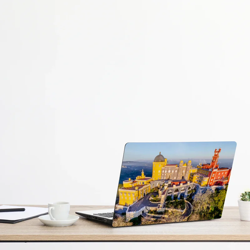 Laptop-Aufkleber bunter palast Pena in Sintra