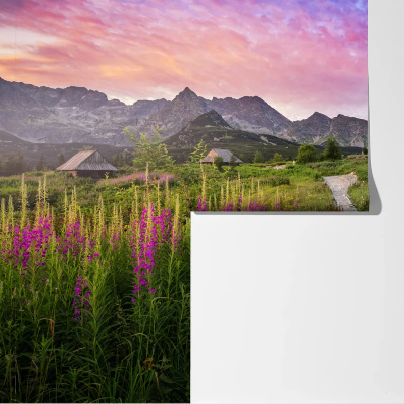 Fototapete sonnenaufgang über Hala Gasienicowa Fototapete sonnenaufgang über Hala Gasienicowa