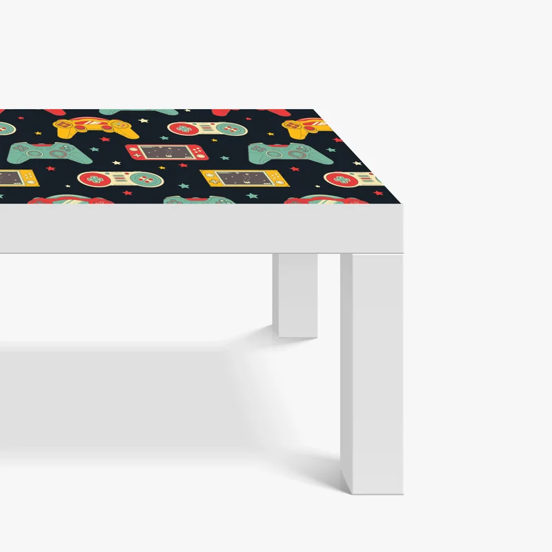 Tischaufkleber und Schreibtischaufkleber retro gamecontroller muster Tischaufkleber und Schreibtischaufkleber retro gamecontroller muster