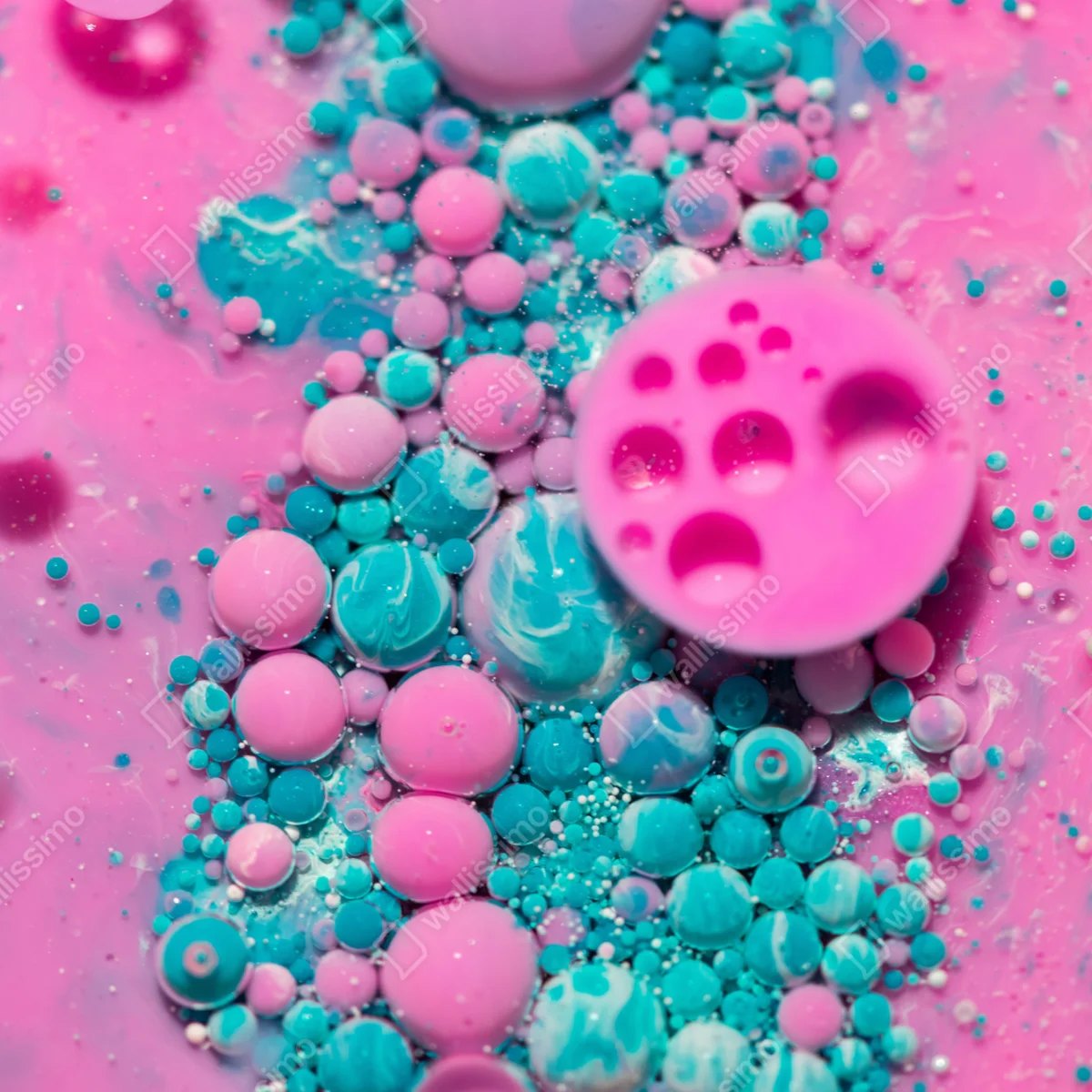 Leinwandbild rosa und türkis marmor abstrakt Leinwandbild rosa und türkis marmor abstrakt