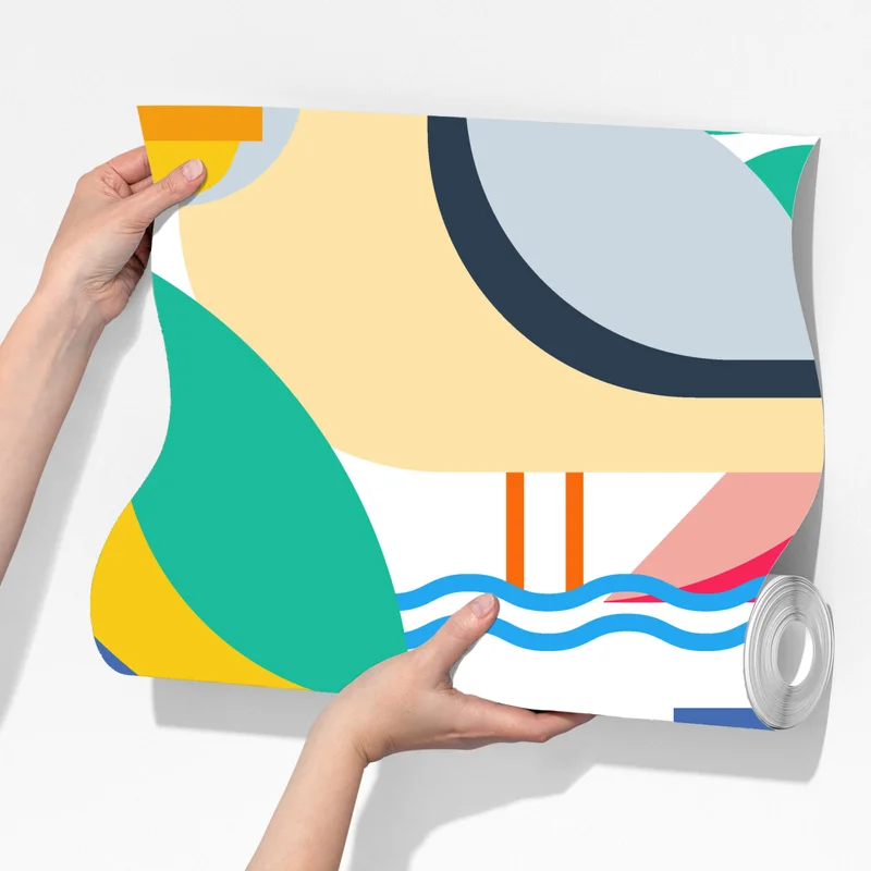 Fototapeta tropikalny geometryczny wzór ptaków Fototapeta tropikalny geometryczny wzór ptaków