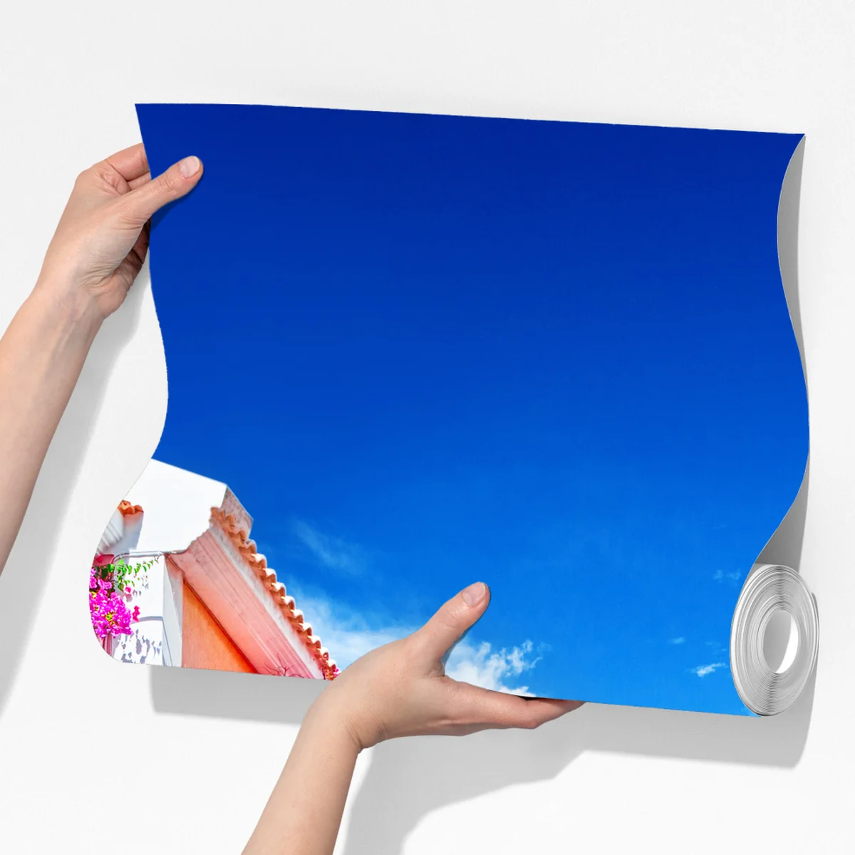 Fototapete bunte gasse auf Kefalonia Fototapete bunte gasse auf Kefalonia