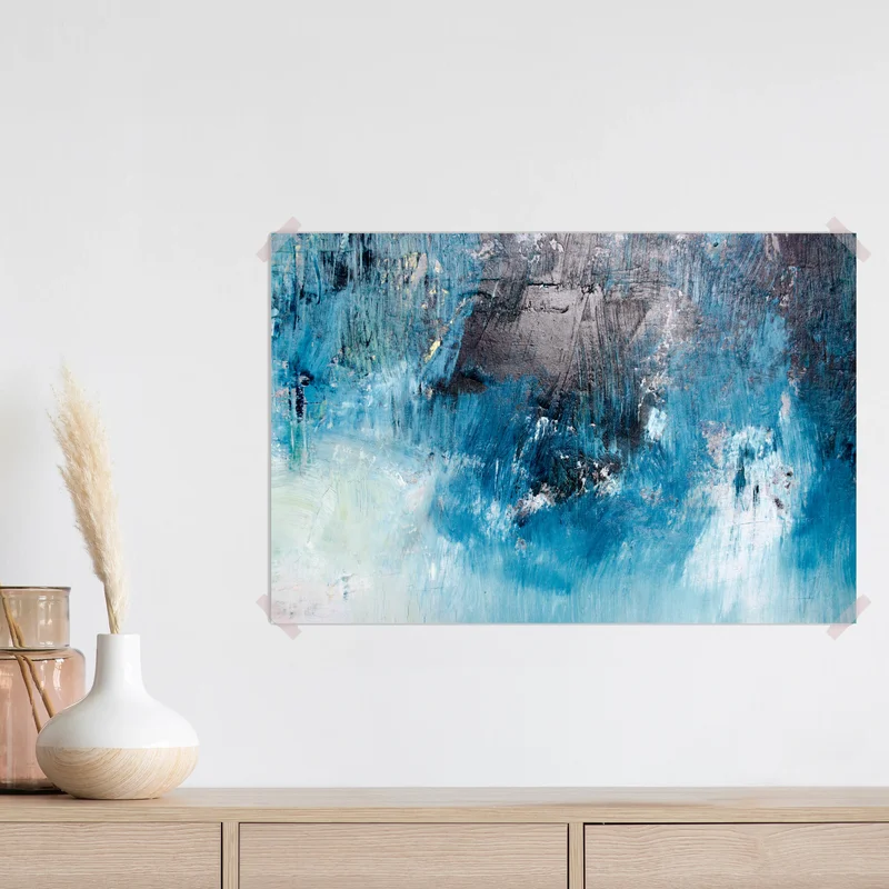 Poster tiefblaue abstrakte struktur Poster tiefblaue abstrakte struktur