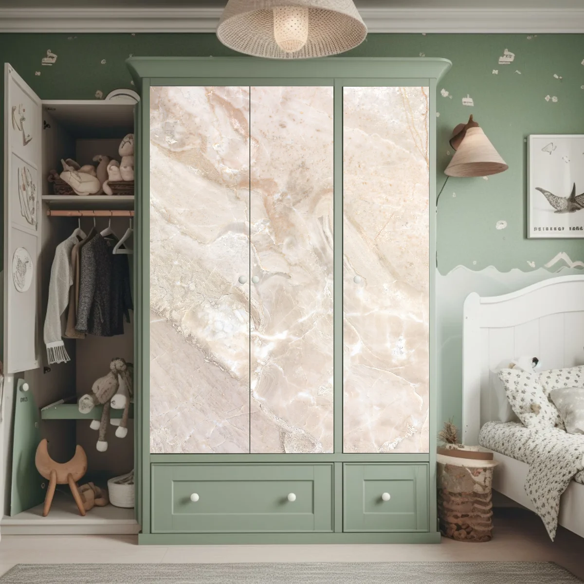 Schrankaufkleber beige marmorstruktur Schrankaufkleber beige marmorstruktur